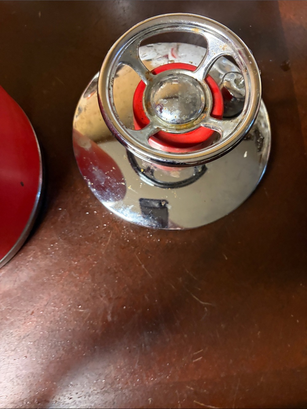 Vintage Red Fire Extinguisher Canister - Picture 7 of 8